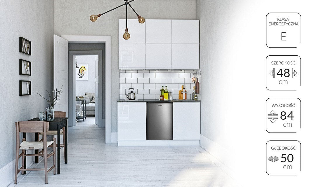 MPM 112-CJ-16/AA fridge-freezer Freestanding 82 L Grey