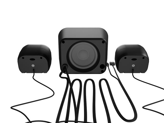 Natec Speakers Pug 11w rms 2.1, Black