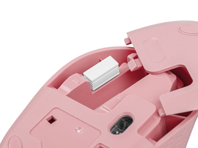 Natec Mouse Stork Wireless 1600DPI Optical, Pink