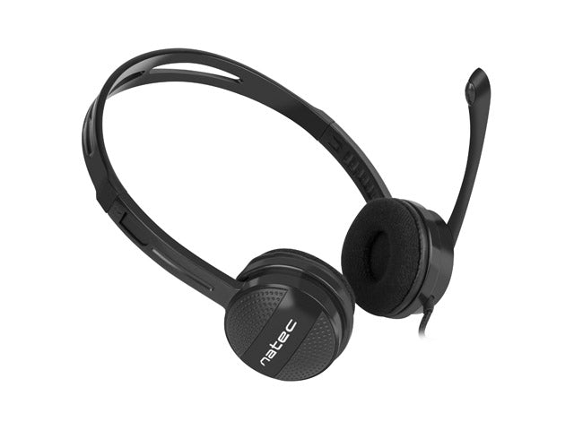 Natec Headset Canary With Microphone Black