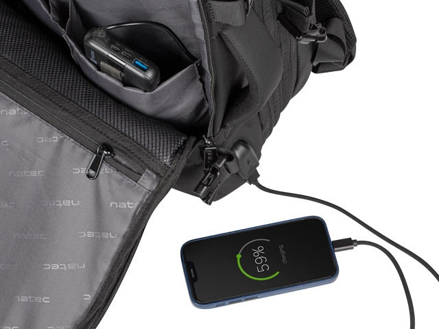 Natec Laptop Backpack Camel Pro 17.3" Black