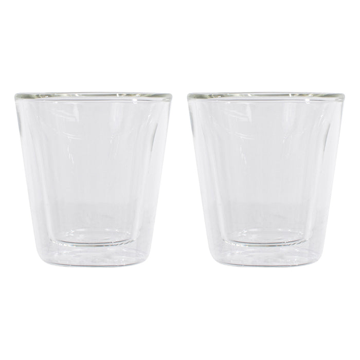 DOUBLE-WALLED COFFEE GLASS 2PCS 100 ML NERTHUS