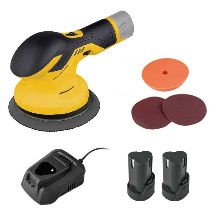 BATTERY ORBITAL POLISHER NEXTOOL MAX-22856 12 V, NUMBER OF BATTERIES 2, 2.00 Ah, 150 mm