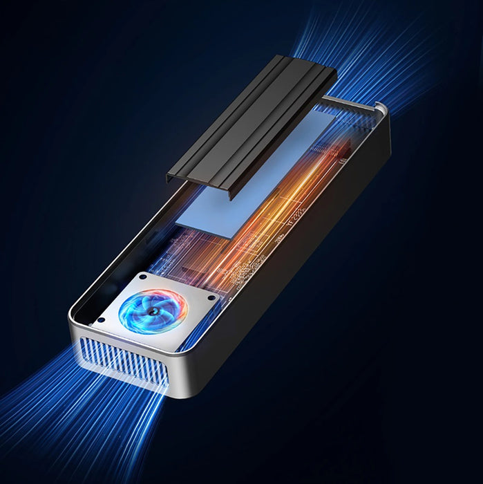 Orico OUM2-G20 M.2 NVME USB-C 3.2 20Gb/s Disk Drive - Silver