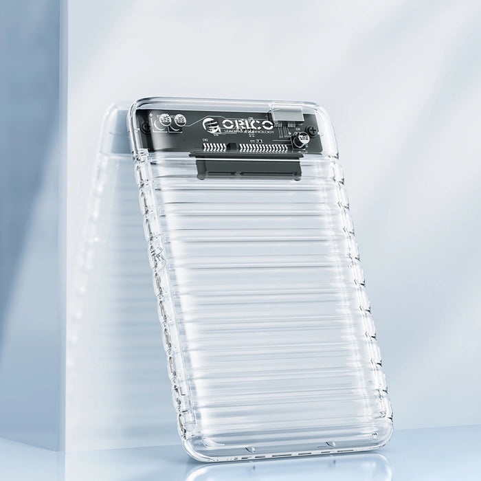 Orico 2139U3-V1 2.5" HDD/SSD USB Micro-B 5Gb/s Disk Drive - Transparent