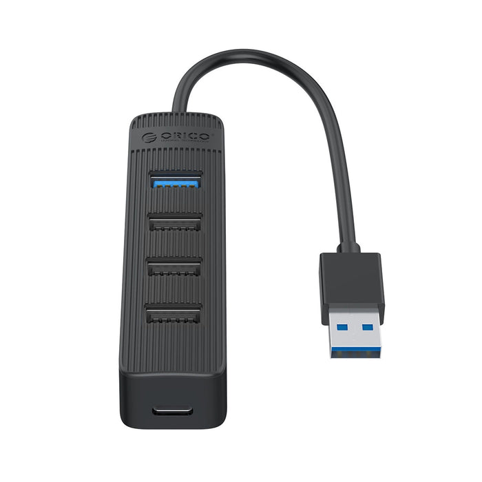 Orico TWU32-4A USB-A 3.1 hub / 1x USB-A 3.1 + 3x USB-A 2.0 + USB-C 5V/3A - black