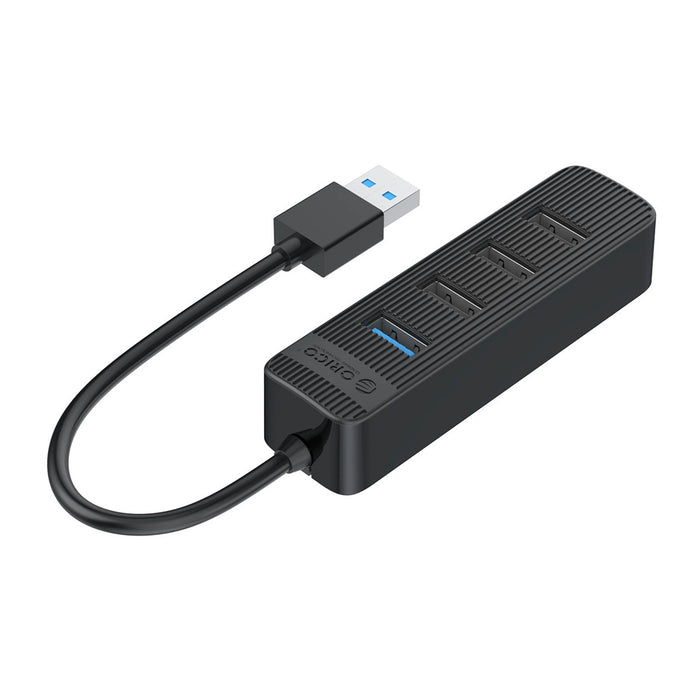 Orico TWU32-4A USB-A 3.1 hub / 1x USB-A 3.1 + 3x USB-A 2.0 + USB-C 5V/3A - black