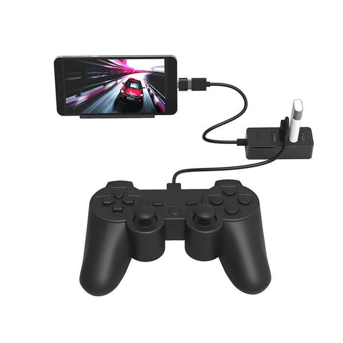 Hub Orico W5P-U2-100 4x USB-A 2.0 + microUSB 5V 1m - black