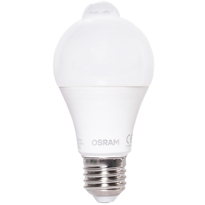 LED BULB WITH SENSOR E27 9W OSRAM