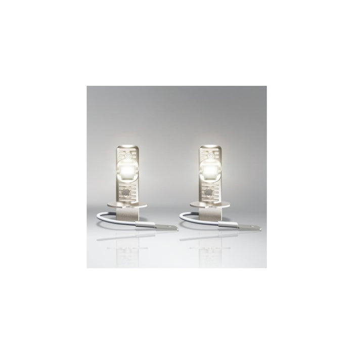 CAR LED LAMP FOR HIGH AND DIP BEAMS WITH THE PLUG & PLAY SYSTEM 64151DWESY H3 8W 12V PK22S BOX2 OSRAM