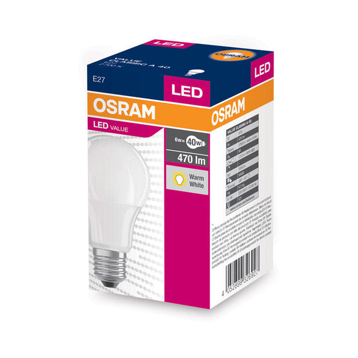 LED BULB OSRAM E27 6W 2700K 470LM