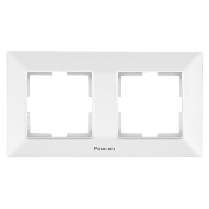 FRAME DOUBLE HORIZONTAL WHITE PANASONIC Arkedia Slim