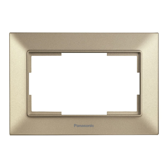 FRAME FOR DOUBLE CONTACT BRONZE PANASONIC Arkedia Slim