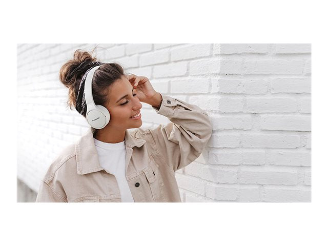 PANASONIC RB-HF420BE-W bluetooth Headset white up to 50 hours playback