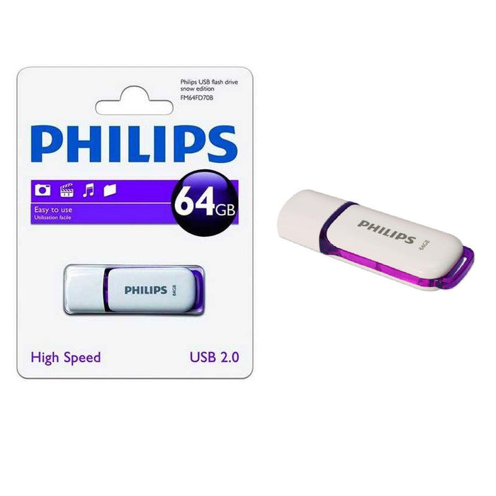 USB 2.0 64GB SNOW PHILIPS - PURPLE
