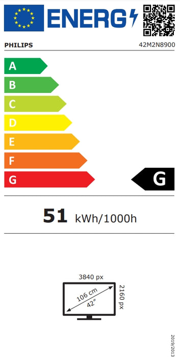 Monitor Philips Evnia 42M2N8900 42" 4K Ultra HD 50-60 Hz