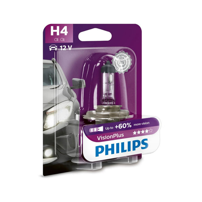 CAR BULB PHILIPS VISIONPLUS H4