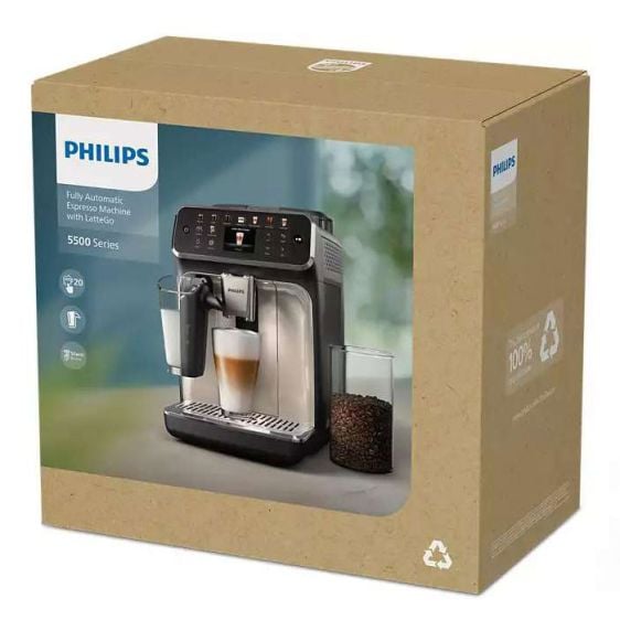 Coffee machine PHILIPS LatteGo EP5541/50