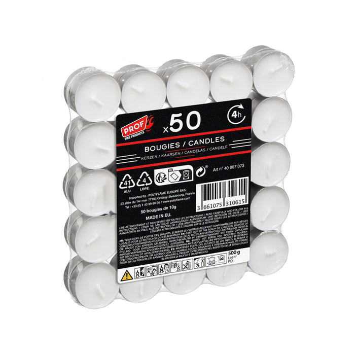 CANDLES TEA PACK 50PCS PROF