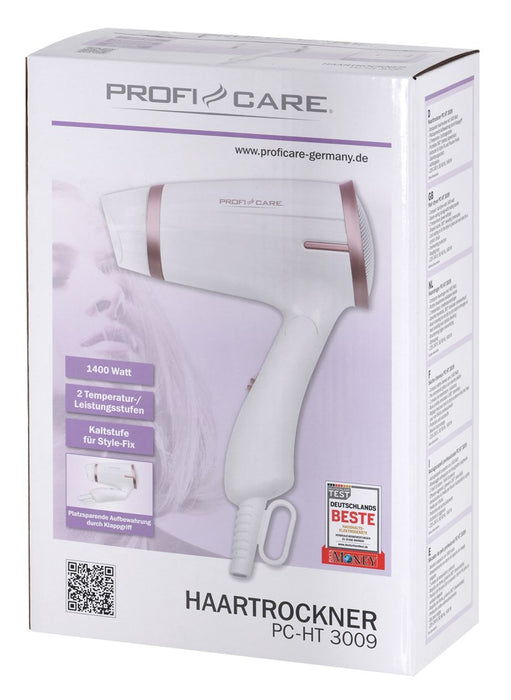 ProfiCare PC-HT 3009 1400 W Champagne, White