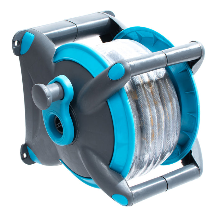 HOSE REEL 1/2" 15M AND PROGARDEN QUICK CONNECTIONS