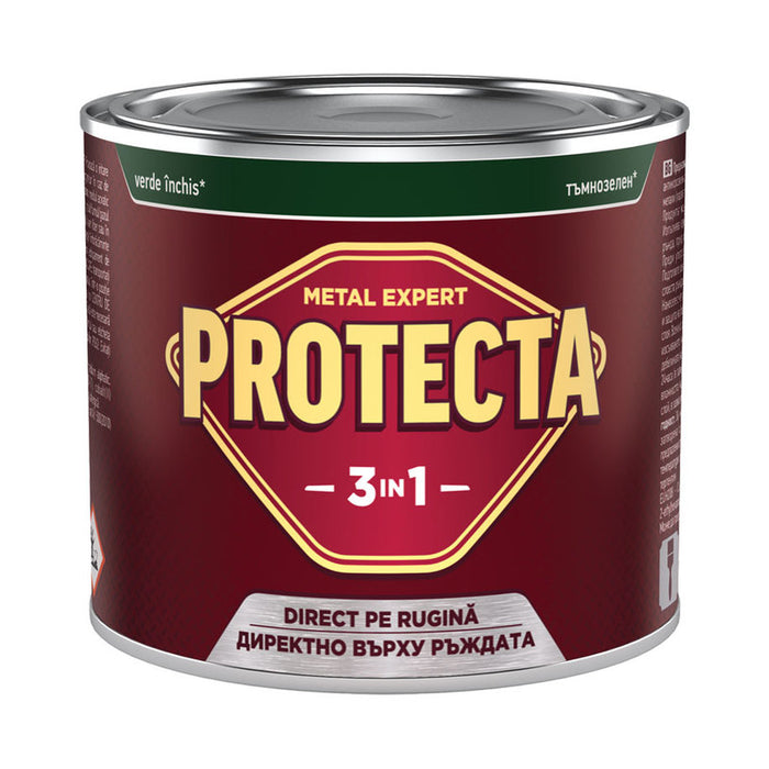 3 IN 1 ENAMEL LACQUER 500 ML DARK GREEN COLOR PROTECTA