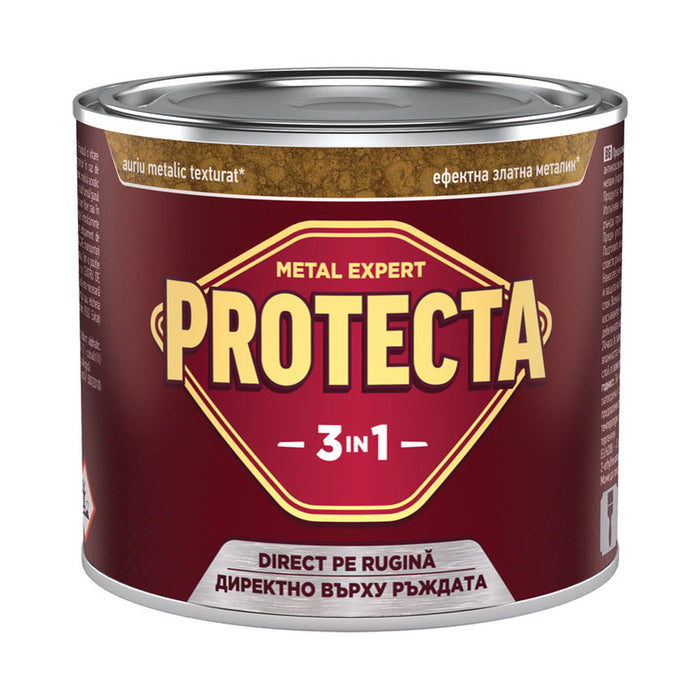 3 IN 1 ENAMEL POLISH 500 ML COLOR GOLD METALLIC PROTECTA