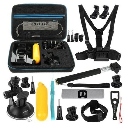 Puluz set of 20 accessories for sports cameras (including Osmo Action 5 Pro) PKT11