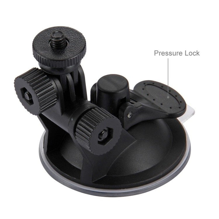 Puluz car windshield mount for sports cameras (including Osmo Action 5 Pro, Insta360 X5)