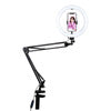 Desktop arm stand Puluz with 26cm LED Vlogging Ring PKT3090B