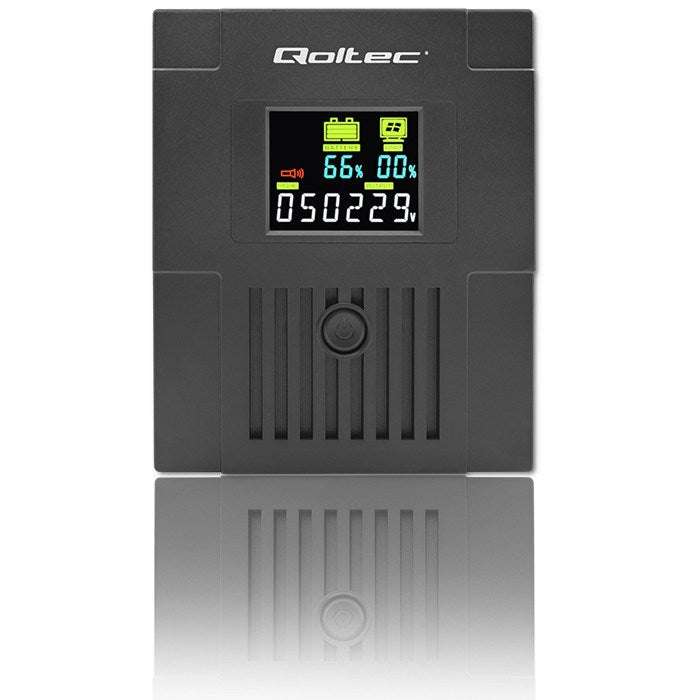 Uninterruptible Power Supply System Interactive UPS Qoltec 53770 900 W