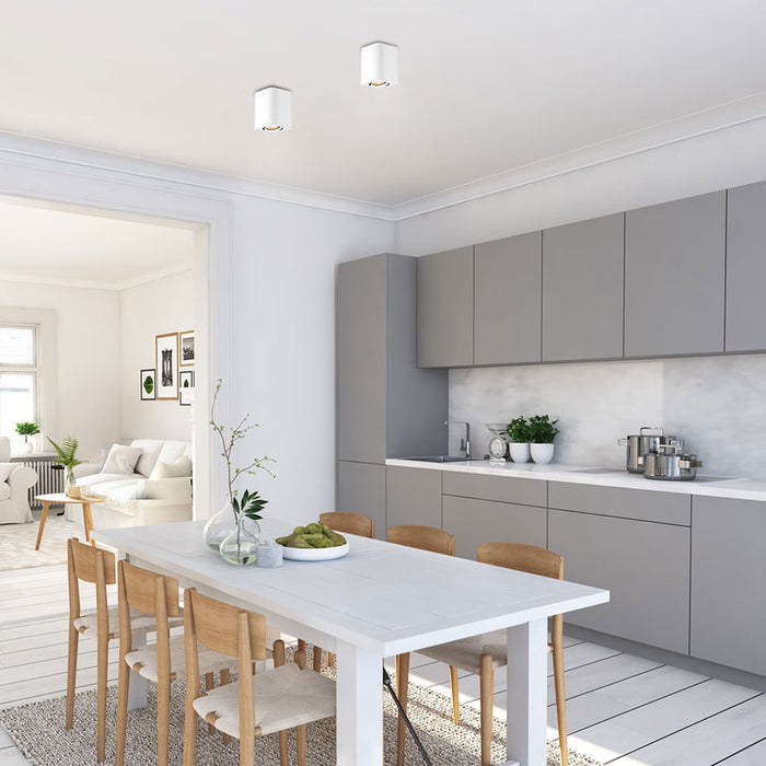 MOON FOR EXTERIOR MOUNTING GU10 WHITE MATTE RABALUX KOBALD