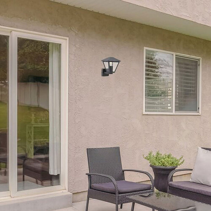 GARDEN LANTERN LOWER BRACKET E27 IP44 BLACK RABALUX PARAVENTO