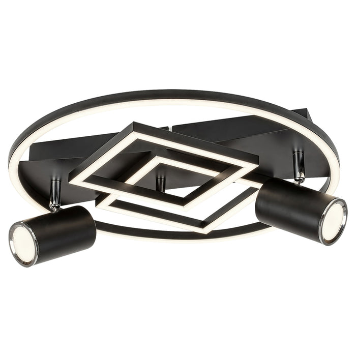 LED CEILING LAMP 40W 4000K BLACK RABALUX AZTEC