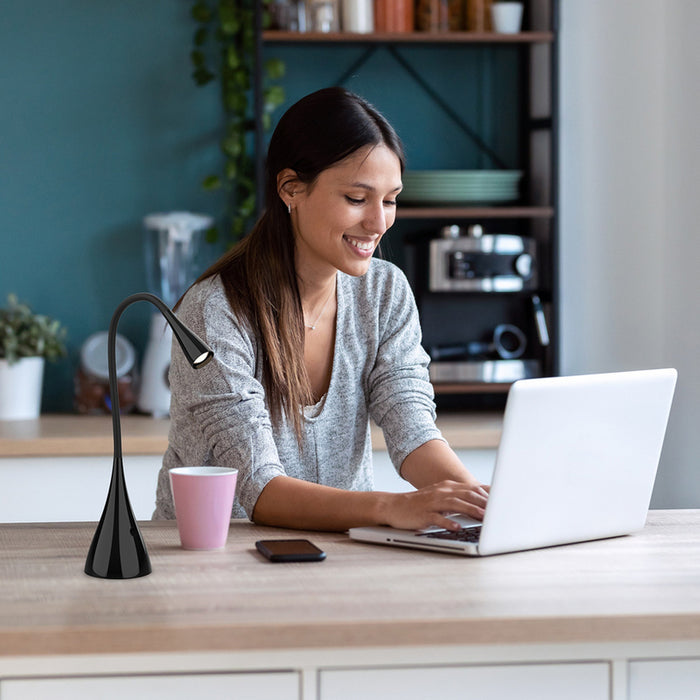 LED TABLE LAMP 4W BLACK RABALUX JEFF2