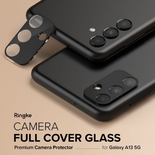 Ringke Galaxy A13 5G Camera Protector Full Cover Glass package (3 pcs) Black