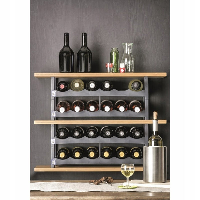 ROTHO Vario Wine Rack Anthracite - Stand for 6 Bottles