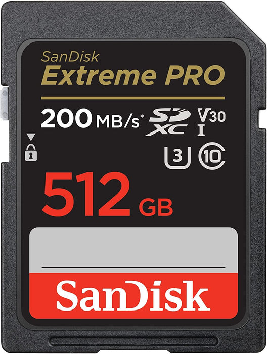 SANDISK Extreme PRO SDHC memory card, 512GB