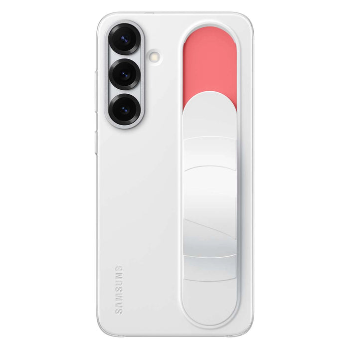 Samsung Standing Grip Case EF-GS936CWEGWW Silicone Case with Holder / Stand for Samsung Galaxy S25+ - White