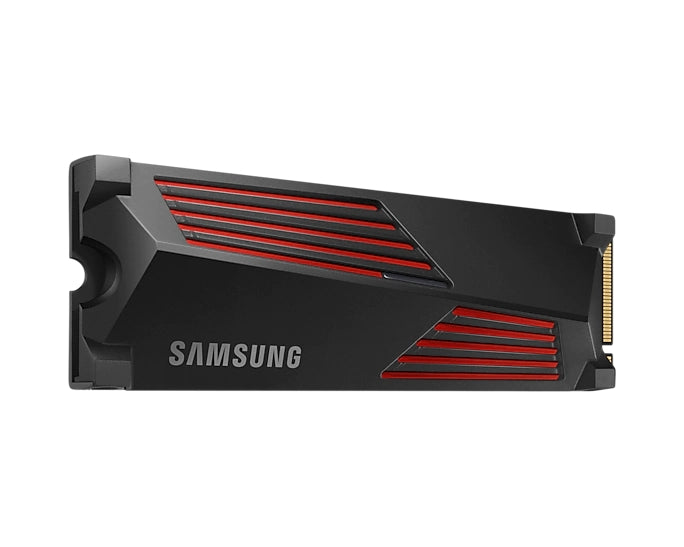 Samsung SSD 990 PRO 2TB Heatsink PCIe 4.0 NVMe 2.0 M.2 V-NAND 3-bit MLC, 256-bit Encryption, Read 7450 MB/s Write 6900 MB/s