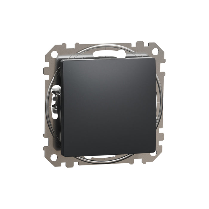 BUTTON SINGLE ANTHRACITE SCHNEIDER SEDNA (SDD114111)
