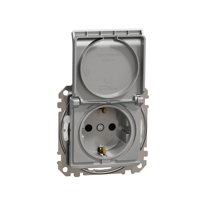 CONTACT WITH COVER IP44 ALUMINUM SCHNEIDER SEDNA (SDD213023)
