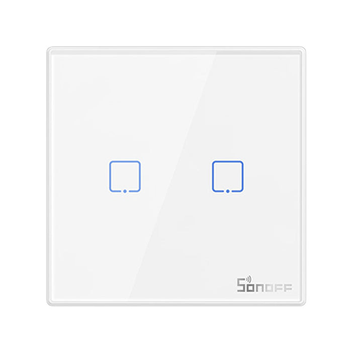 Smart Wireless Wall Switch Sonoff T2EU2C-RF 433MHz (2-channel)