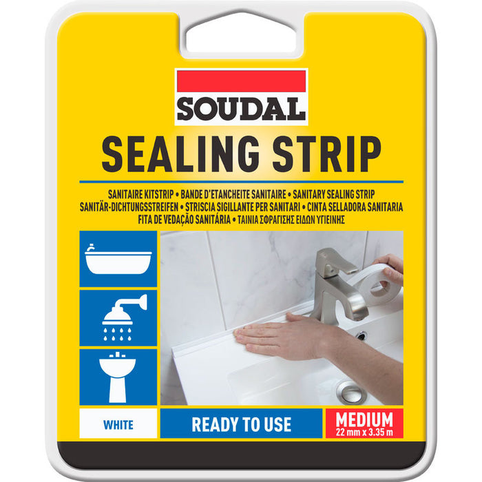 SANITARY SEALING TAPE 22 MM X 3.35 M SOUDAL