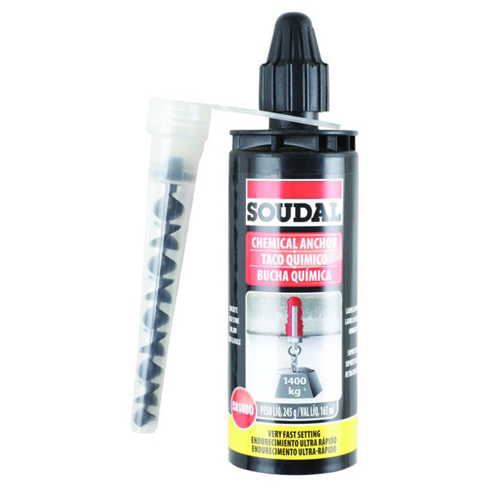 CHEMICAL ANCHOR SOUDAL 165 ml.