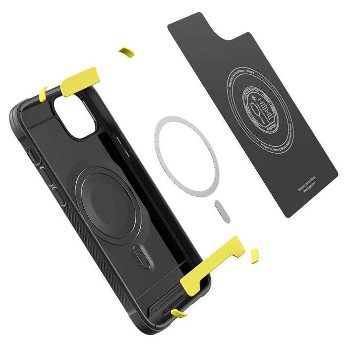 Spigen Rugged Armor Mag Case with MagSafe for iPhone 14 Plus - Matte Black