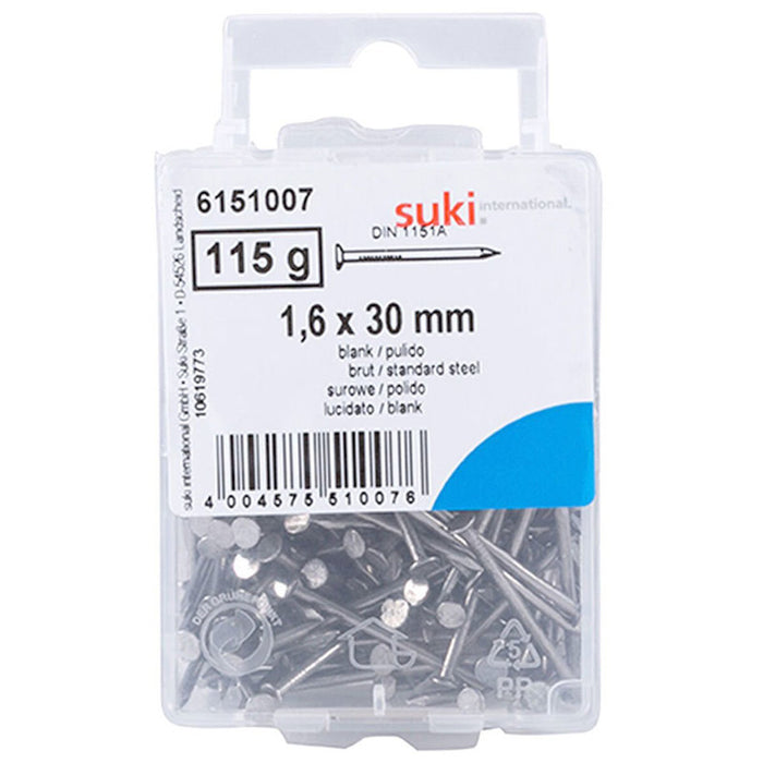 NAIL FLAT HEAD 1.6X30 MM DIN1151A SUKI