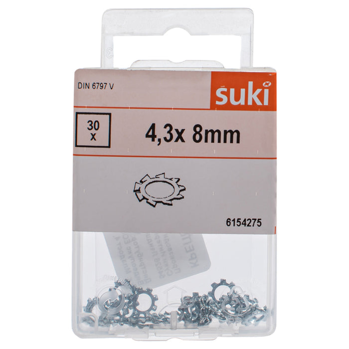 GEAR WASHER 4.3X8.0 SUKI