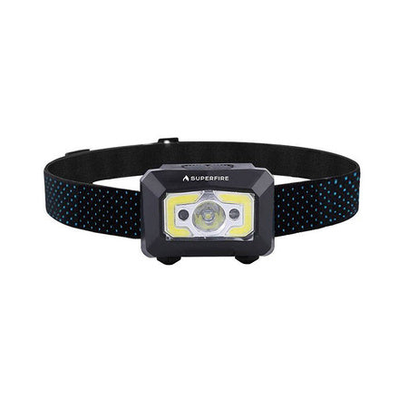 Superfire X30 headlamp, 340 lm, USB, 5 modes, 130 m