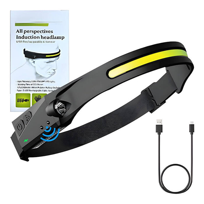 Superfire HL65 headlamp flashlight, 120 lm, USB-C, 5 modes, 30m